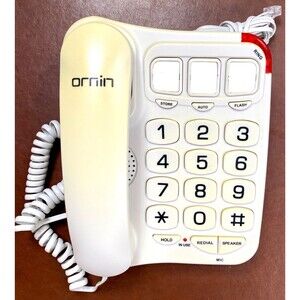 Ornin S016+ Big Button Corded Telephone with Speaker for Seniors - Used
